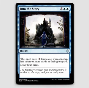 Into the Story - ELD #50 Uncommon - NM / Mint Throne of Eldraine Single - Picture 1 of 2
