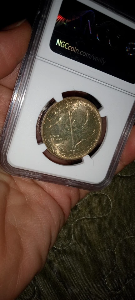 VINTAGE  US COIN 1936 CLEVELAND DOLLAR MS 64 HISTORICAL  MEMORABILIA COINS  - Image 1 of 4