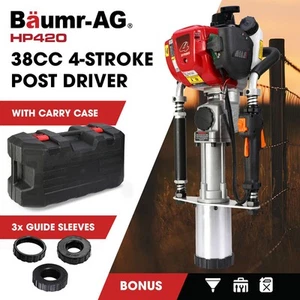 BAUMR-AG 38cc 4-Stroke Petrol Post Driver Star Picket Steel Post Fence Rammer - Picture 1 of 12