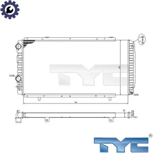 RADIATOR ENGINE COOLING 709-0014-R FOR FIAT DUCATO/Van/Platform/Chassis/Bus 2.5L - Picture 1 of 8
