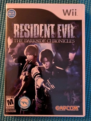 Resident Evil: The Darkside Chronicles (Nintendo Wii, 2009) Game Box Manual Foto 1 de 4