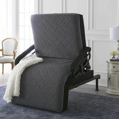 Cama ajustable Twin XL para dormir a pie con cómodo asistente de elevación TXL Foto 1 de 4