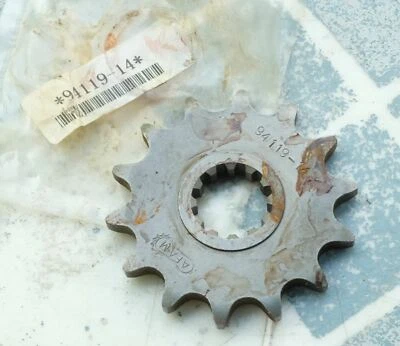 AFAM 94119-14 pignon 14 dents acier PAS 420 pour APRILIA 50 Tuono - Photo 1/3