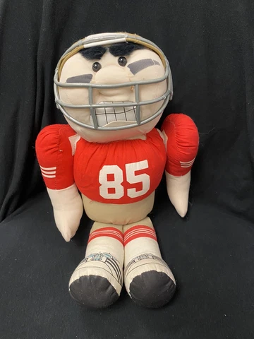 Vintage San Francisco 49ers Football Tear Pull Apart Plush Doll Stress Relief Cover