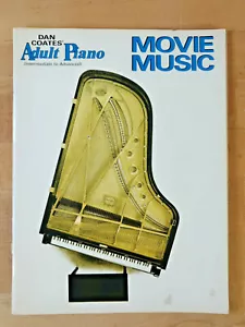 Dan Coates' Adult Piano MOVIE MUSIC (Intermediate to Advanced) sheet music 1989 - Picture 1 of 8