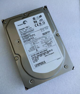 Seagate Cheetah 10K.7 ST3300007LC 300GB 10K SCA SCSI HDD Hard Drive - Image 1 of 3