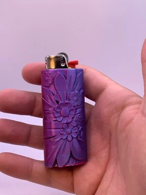 Floral Bic Lighter Case/Flower Case/Fits Standard Bic Size/3d Printed - Image 1 of 4
