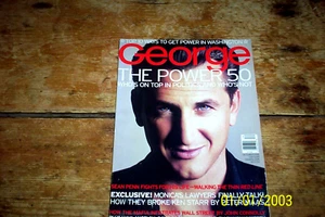 1998 GEORGE magazine POWER ISSUE John Kennedy Jr. SEAN PENN Wall Street EXC - Picture 1 of 1