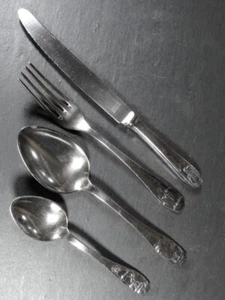 Bruckmann Kinderbesteck 4-teilig „Märchen“, Entwurf Hugo Cauer, versilbert - Bild 1 von 5