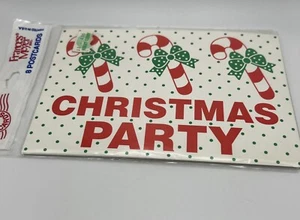 Vintage Weihnachtspostkarten (8) Weihnachtsfeier Einladungen Frances Meyer INC - Bild 1 von 8