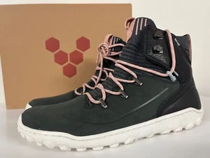 Wmns Vivobarefoot Tracker Decon Hiking Boots Black Rose Pink Minimalist Barefoot - Picture 1 of 15