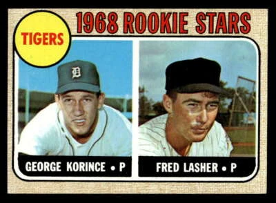 1968 Topps Tigers Rookie Stars (Korince/Lasher) #447 EX XX4780 - Image 1 of 2