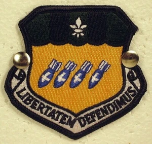 USAF US Air Force 2nd Second Bomb Wing Full Color Insignia Badge Patch - Picture 1 of 1