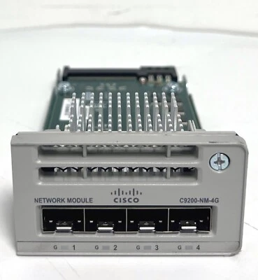 Cisco Catalyst 9200 C9200-NM-4G 4 x 1G Network Module - Image 1 of 3