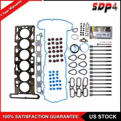 Juego de pernos de junta de culata para 02-05 GMC Envoy Chevy Trailblazer Buick Rainier 4,2 L Foto 1 de 4