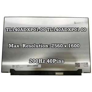 TL140ADXP01-00 TL140ADXP01 00 14.0'' 200Hz LCD Screen Replacement Panel Matrix - Picture 1 of 3