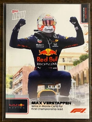 2021 Topps Now F1 Formula One #10 Max Verstappen Red Bull Racing - Image 1 of 2