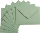 50 pièces enveloppes A7 vert sauge enveloppes de cartes de vœux 5,24 x 7,24 pouces pour