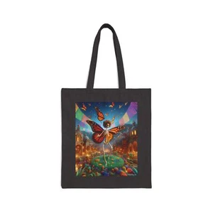Eco-Friendly Cotton Tote Bag – celebrating Día de Muertos, Available in 2 colors - Picture 1 of 11