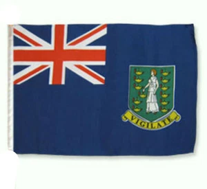 12x18 12"x18" British Virgin Islands Sleeve Flag Boat Car Garden - Picture 1 of 1