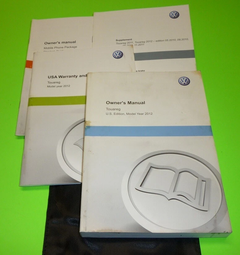VW TOUAREG 2012 manual del propietario guía 12 + estuche Sport Lux Executive VR6 diésel Foto 1 de 1