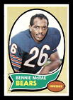 Bennie McRae 1970 Topps #134 Chicago Bears Ex