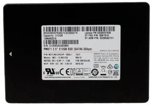 Samsung MZ-7LN5120 512GB Sata 2.5" 97% Health Solid State Drive SSD - Afbeelding 1 van 2
