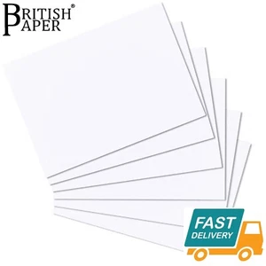 A6 A5 A4 A3 A2 WHITE CRAFT DECOUPAGE CARD MAKING PAPER SHEETS PRINTER 120 300gsm - Picture 1 of 39