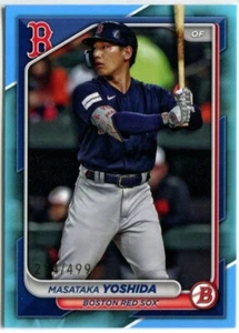 MASATAKA YOSHIDA 2024 Bowman AZUL CIELO Paralelo SOX ROJO /499 - Imagen 1 de 1