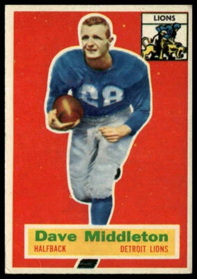 1956 Topps #68 Dave Middleton - Image 1 of 2