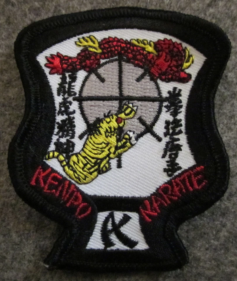MID SIZE ED PARKER KENPO KARATE CREST PATCH 4.6" X 3.5" - NEW - Image 1 of 1