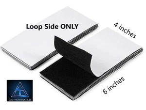 4 piezas pegajosas de montaje autoadhesivo de doble cara de bucle lateral solo coser en bucle de 6 pulgadas - Imagen 1 de 3