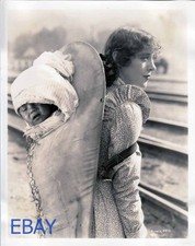 Jobyna Ralston carries baby Night Flyer VINTAGE Photo