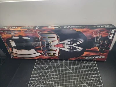 Kiss Memorabilia Guitar Hero Rock Band Gene Simmons Axe Guitar New Sealed - Image 1 of 4