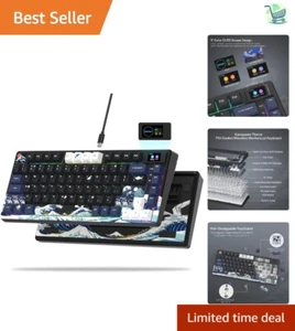 Womier S-K80 RGB Mechanical Gaming Keyboard with Multimedia Display - 75% Layout - Picture 1 of 8