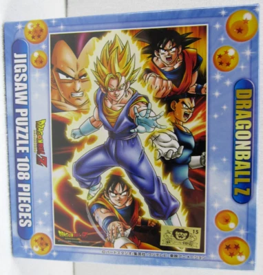 Ensky DRAGONBALL Z Puzzle 108 pc STRONGEST WARRIOR VEGITO VEGETTO Japan 7"x10" - Image 1 of 4