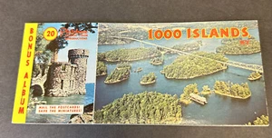 Folleto postal de recuerdo vintage - 1000 islas, Nueva York - Nueva York Canadá sin usar - Imagen 1 de 8