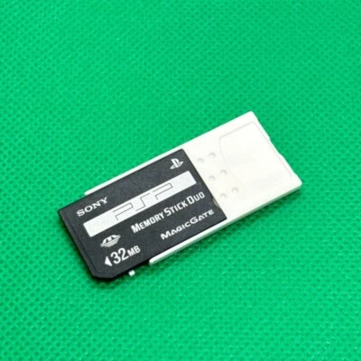 Sony 32MB Memory Stick Duo With MS Duo Long Adapter For Sony Old Cameras - Image 1 of 4