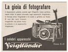 Pubblicità vintage VOIGTLANDER FOTO BESSA PHOTO reklame advert werbung publicitè