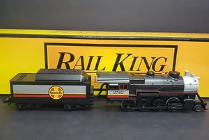 MTH RAIL KING 30-4119E-1 SANTA FE 2-8-0 STEAM ENGINE W PS-3.0 Upgrade in box S33 - Picture 1 of 21