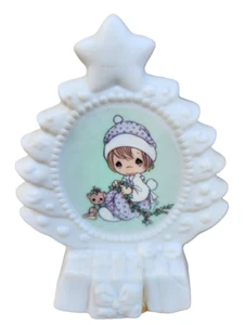 Precious Moments "Meowie Christmas" Silver Bells Musical Ornamet 1995 - Picture 1 of 5