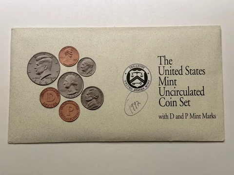 1992 United States Mint P&D Uncirculated Set Cover