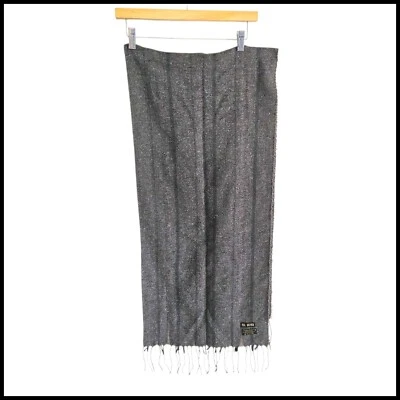 Bufanda a Rayas Hecha en Italia Mezcla Acrílica Suave Accesorio de Invierno Foto 1 de 4