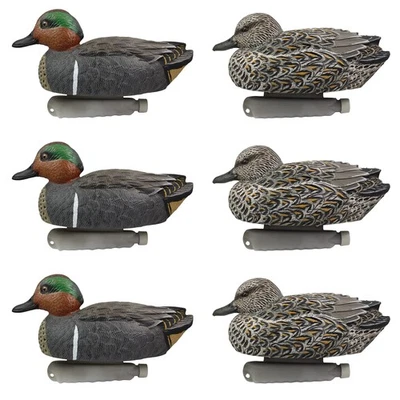 Teal Duck Decoys, Extremely Realistic 6-Pack of Teal Decoys with Weighted Kee... - Image 1 of 4