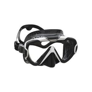 BRAND NEW MARES PURE EDGE Sea Diving DIVE MASK - CLEAR PURE WIRE / WHITE + BLACK - Picture 1 of 17