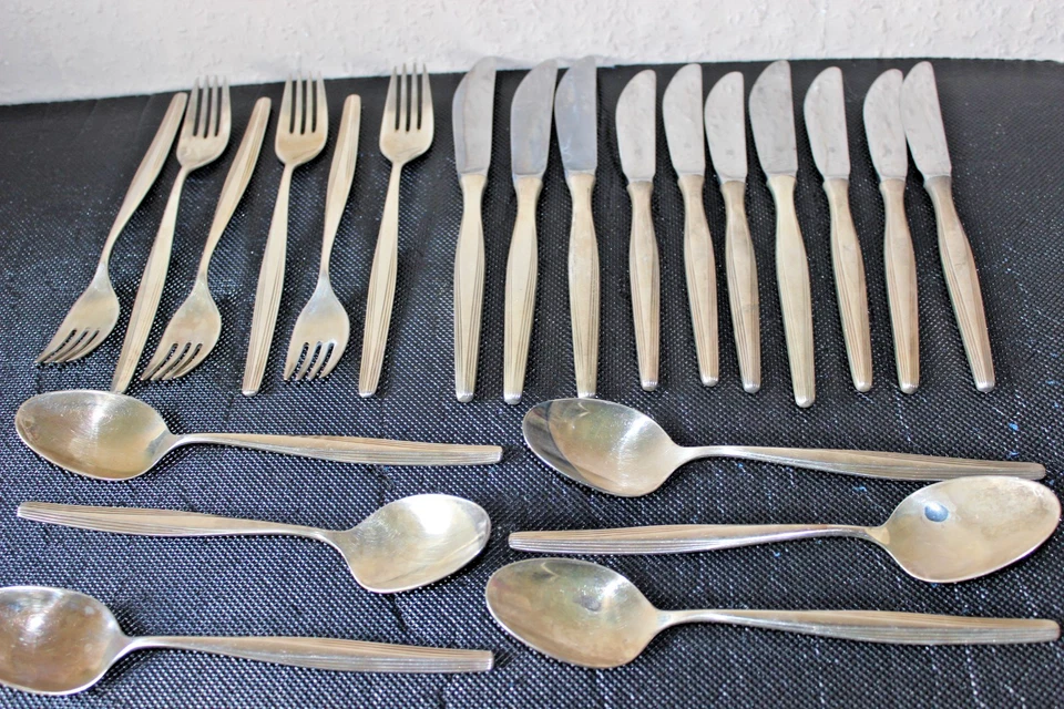 WMF Patent 90er Silber Besteck Alte Serie 22 teilig 50er 60er Jahre Vintage - Bild 1 von 4