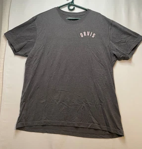 Orvis Hemd Herren XL Kurzarm 1856 Manchester Vermont Classic Grau - Bild 1 von 10