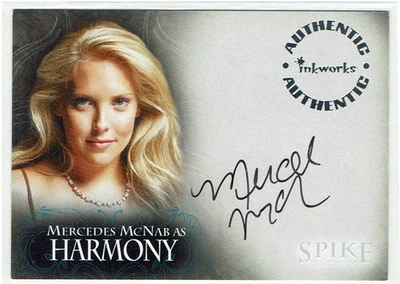 Spike The Complete Story Inkworks 2005 Auto Autograph A4 Mercedes McNab Harmony - Image 1 of 4