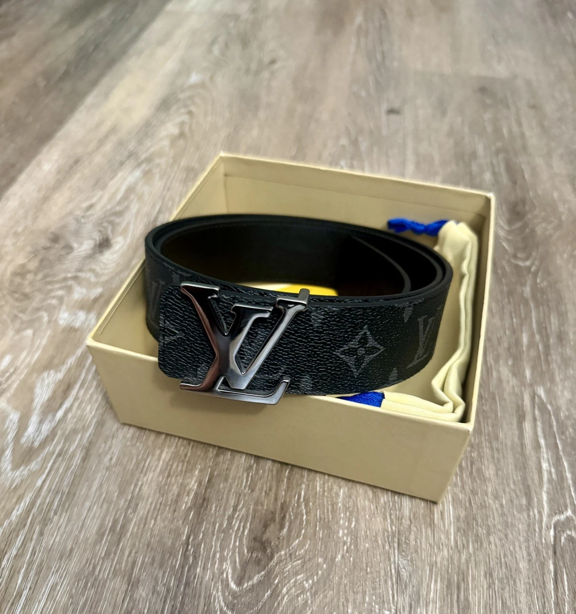 Louis Vuitton Leather Black Belts for Men for sale | eBay