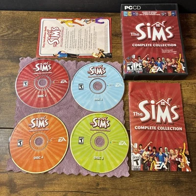 The Sims Complete Collection PC Version 2005 Electronic Arts CIB with CD Key - Image 1 of 4